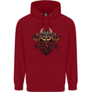 A Steampunk Viking Childrens Kids Hoodie Red