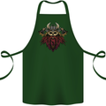 A Steampunk Viking Cotton Apron 100% Organic Forest Green