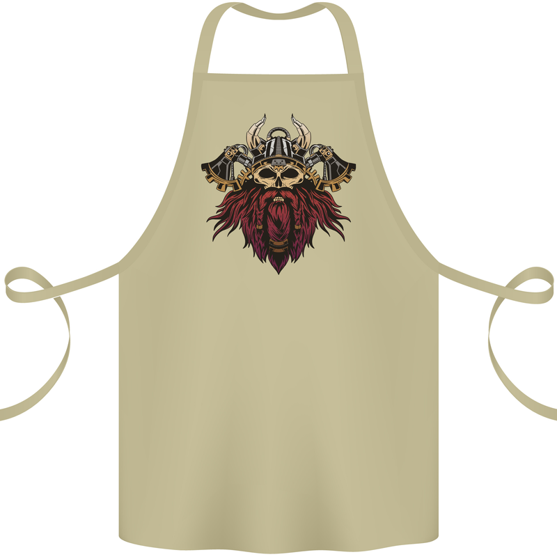 A Steampunk Viking Cotton Apron 100% Organic Khaki