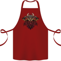 A Steampunk Viking Cotton Apron 100% Organic Maroon