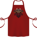 A Steampunk Viking Cotton Apron 100% Organic Maroon