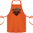 A Steampunk Viking Cotton Apron 100% Organic Orange