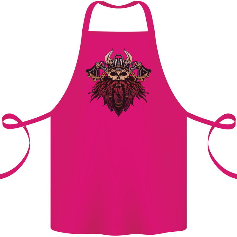 A Steampunk Viking Cotton Apron 100% Organic Pink