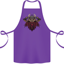 A Steampunk Viking Cotton Apron 100% Organic Purple