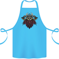 A Steampunk Viking Cotton Apron 100% Organic Turquoise