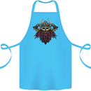 A Steampunk Viking Cotton Apron 100% Organic Turquoise