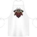 A Steampunk Viking Cotton Apron 100% Organic White