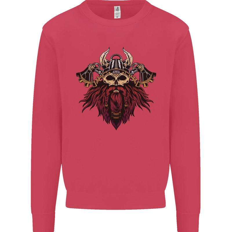 A Steampunk Viking Kids Sweatshirt Jumper Heliconia