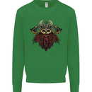 A Steampunk Viking Kids Sweatshirt Jumper Irish Green