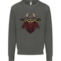 A Steampunk Viking Kids Sweatshirt Jumper Storm Grey