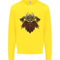 A Steampunk Viking Kids Sweatshirt Jumper Yellow