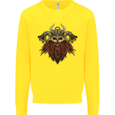A Steampunk Viking Kids Sweatshirt Jumper Yellow