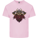 A Steampunk Viking Kids T-Shirt Childrens Light Pink