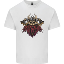 A Steampunk Viking Kids T-Shirt Childrens White