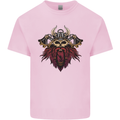 A Steampunk Viking Mens Cotton T-Shirt Tee Top Light Pink