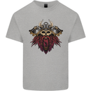 A Steampunk Viking Mens Cotton T-Shirt Tee Top Sports Grey