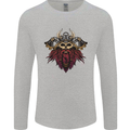 A Steampunk Viking Mens Long Sleeve T-Shirt Sports Grey