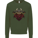 A Steampunk Viking Mens Sweatshirt Jumper Forest Green