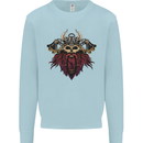 A Steampunk Viking Mens Sweatshirt Jumper Light Blue
