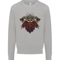 A Steampunk Viking Mens Sweatshirt Jumper Sports Grey