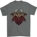 A Steampunk Viking Mens T-Shirt 100% Cotton Charcoal