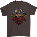 A Steampunk Viking Mens T-Shirt 100% Cotton Dark Chocolate