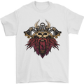A Steampunk Viking Mens T-Shirt 100% Cotton White