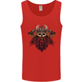 A Steampunk Viking Mens Vest Tank Top Red