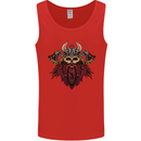 A Steampunk Viking Mens Vest Tank Top Red