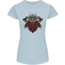 A Steampunk Viking Womens Petite Cut T-Shirt Light Blue