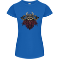 A Steampunk Viking Womens Petite Cut T-Shirt Royal Blue