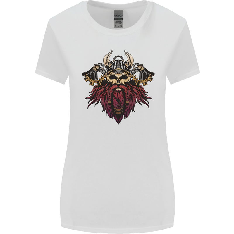 A Steampunk Viking Womens Wider Cut T-Shirt White