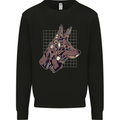 A Steampunk Wolf Kids Sweatshirt Jumper Black