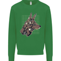 A Steampunk Wolf Kids Sweatshirt Jumper Irish Green