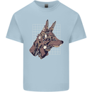 A Steampunk Wolf Kids T-Shirt Childrens Light Blue