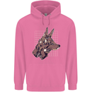 A Steampunk Wolf Mens 80% Cotton Hoodie Azelea