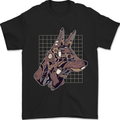 A Steampunk Wolf Mens T-Shirt 100% Cotton Black