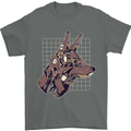 A Steampunk Wolf Mens T-Shirt 100% Cotton Charcoal