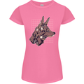 A Steampunk Wolf Womens Petite Cut T-Shirt Azalea