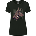 A Steampunk Wolf Womens Wider Cut T-Shirt Black