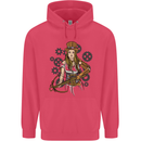 A Steampunk Woman With a Crossbow Childrens Kids Hoodie Heliconia