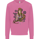 A Steampunk Woman With a Crossbow Mens Sweatshirt Jumper Azalea