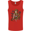 A Steampunk Woman With a Crossbow Mens Vest Tank Top Red