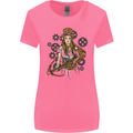 A Steampunk Woman With a Crossbow Womens Wider Cut T-Shirt Azalea