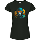 A Streetwise Monkey Urban Setting Womens Petite Cut T-Shirt Black