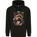A Streetwise Yorkshire Terrier Yorkie Childrens Kids Hoodie Black