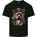 A Streetwise Yorkshire Terrier Yorkie Mens Cotton T-Shirt Tee Top Black