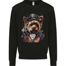 A Streetwise Yorkshire Terrier Yorkie Mens Sweatshirt Jumper Black