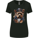 A Streetwise Yorkshire Terrier Yorkie Womens Wider Cut T-Shirt Black
