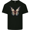 A Stunning Butterfly Mens Cotton T-Shirt Tee Top Black